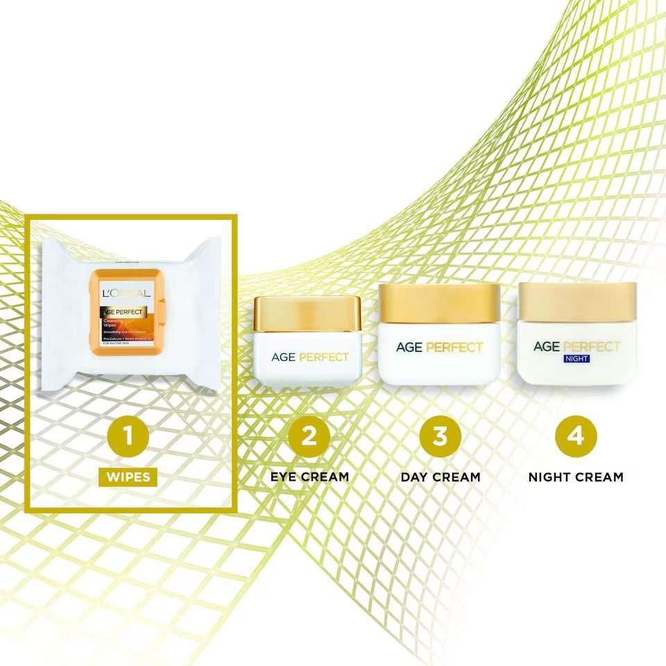 L’Oréal Paris Age Perfect Cleansing Wipes 25pk