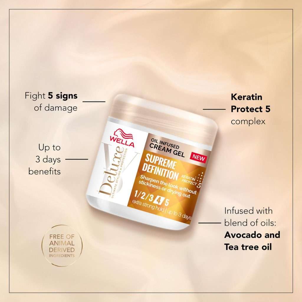 Wella Deluxe Supreme Definition Oil Infused Cream Gel 150ml