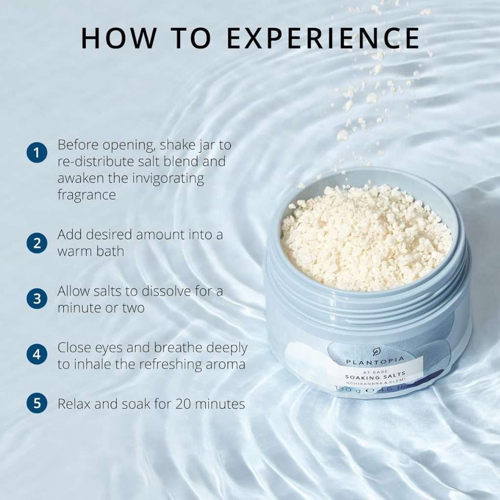 Plantopia At Ease Soaking Salts 130g Plantopia At Ease Soaking Salts 130g