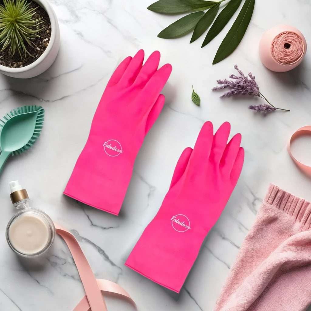 Fabulosa Durable Rubber Gloves Medium