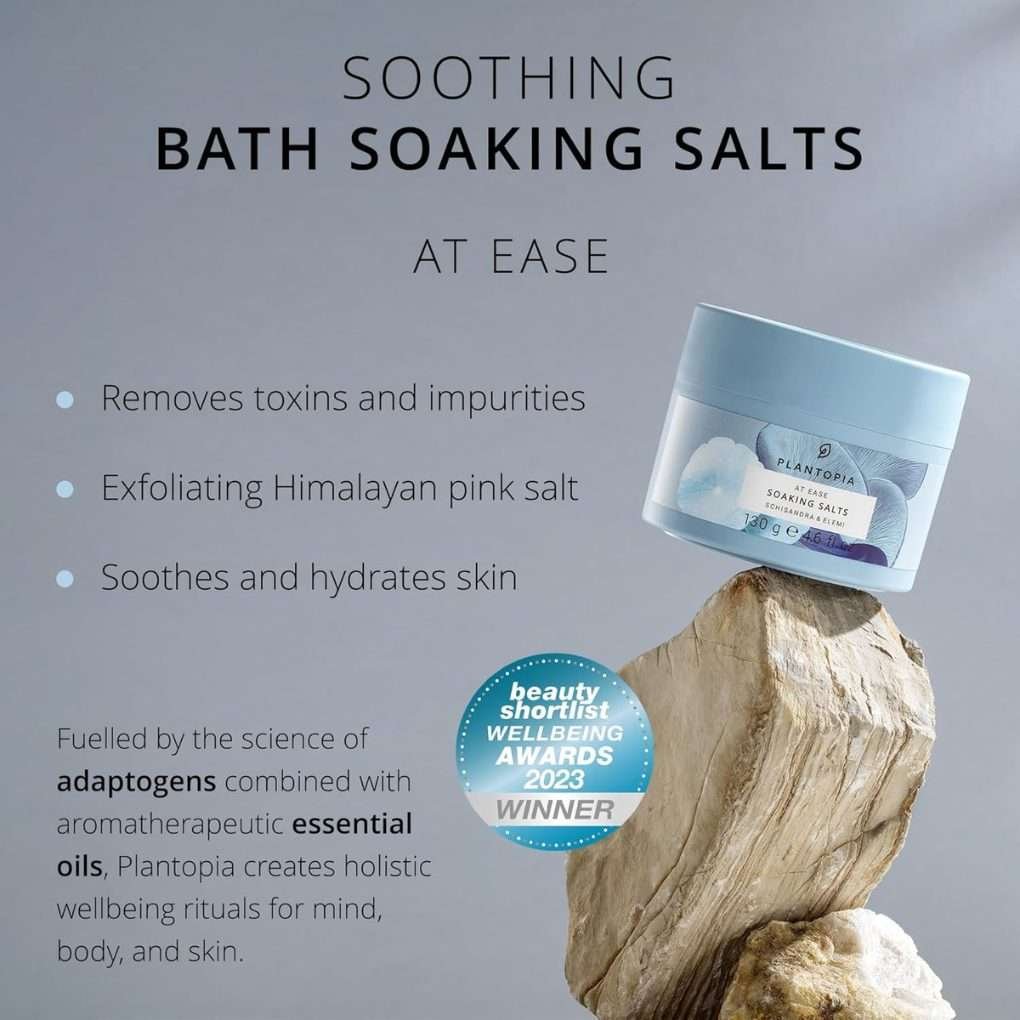 Plantopia At Ease Soaking Salts 130g Plantopia At Ease Soaking Salts 130g