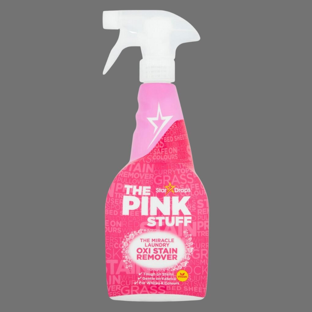 The Pink Stuff Miracle Laundry Oxi Stain Remover Spray 500ml The Pink Stuff Miracle Laundry Oxi Stain Remover Spray 500ml