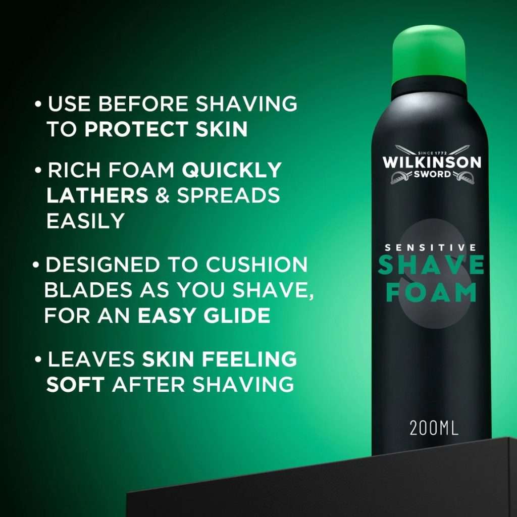 Wilkinson Sword Sensitive Shave Foam 200ml