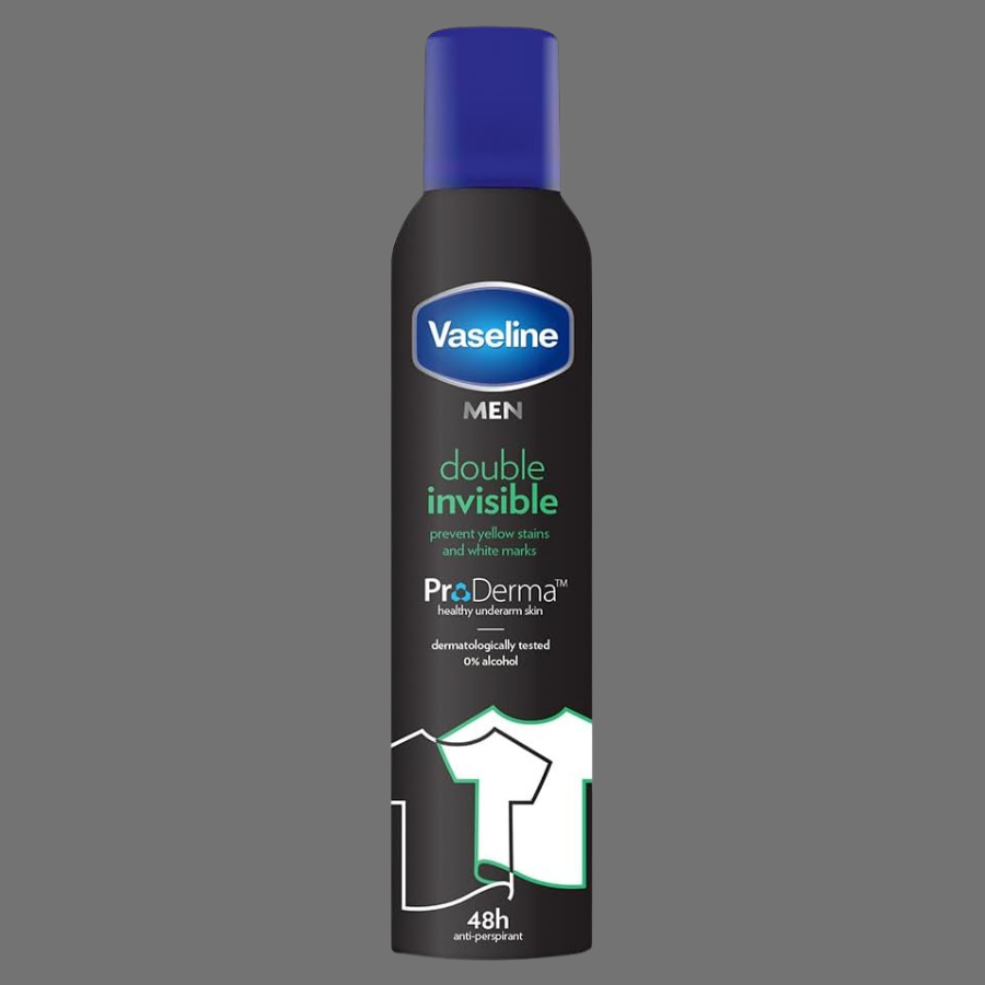 Vaseline Men Double Invisible Antiperspirant Deodorant Spray 250ml Vaseline Men Double Invisible Antiperspirant Deodorant Spray 250ml