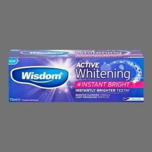 Wisdom Active Whitening Instant Bright Toothpaste 75ml