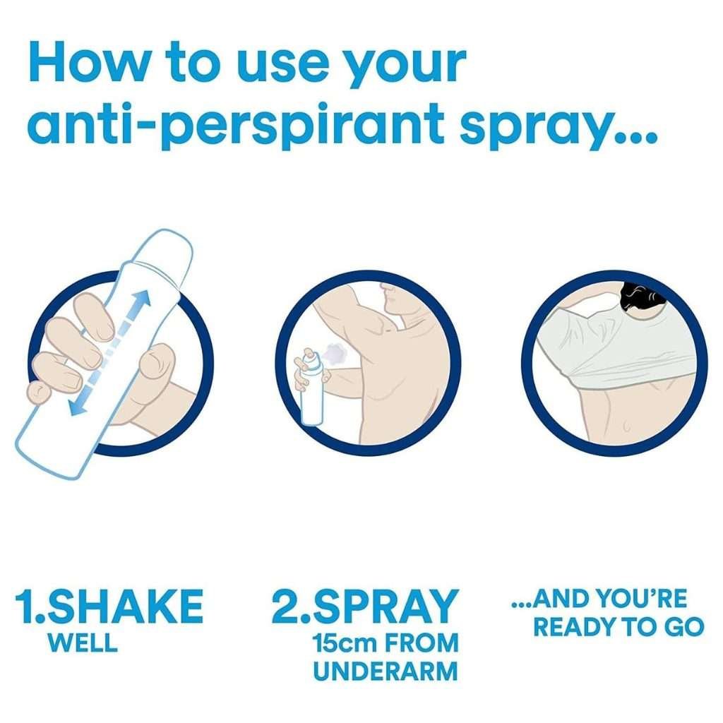 Vaseline Men Active Dry Antiperspirant Deodorant 250ml