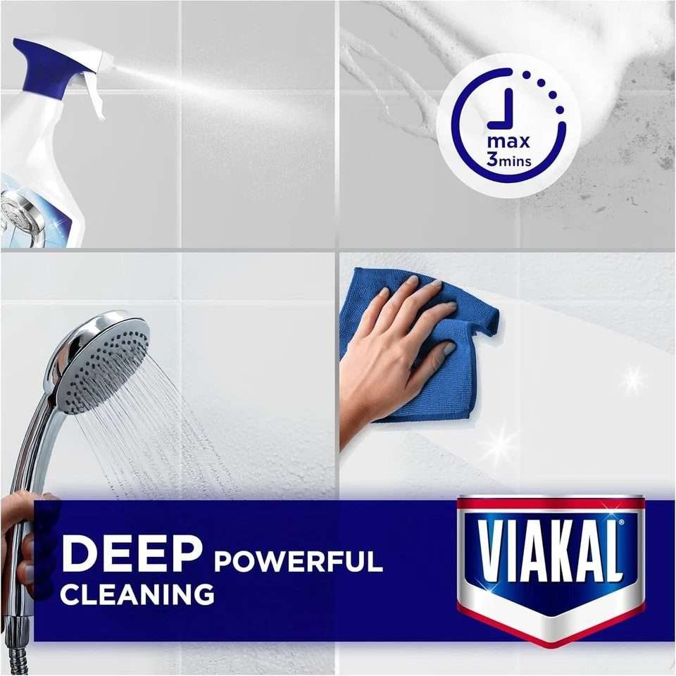 Viakal Vinegar Action Limescale Remover Spray 500ml Viakal Vinegar Action Limescale Remover Spray 500ml