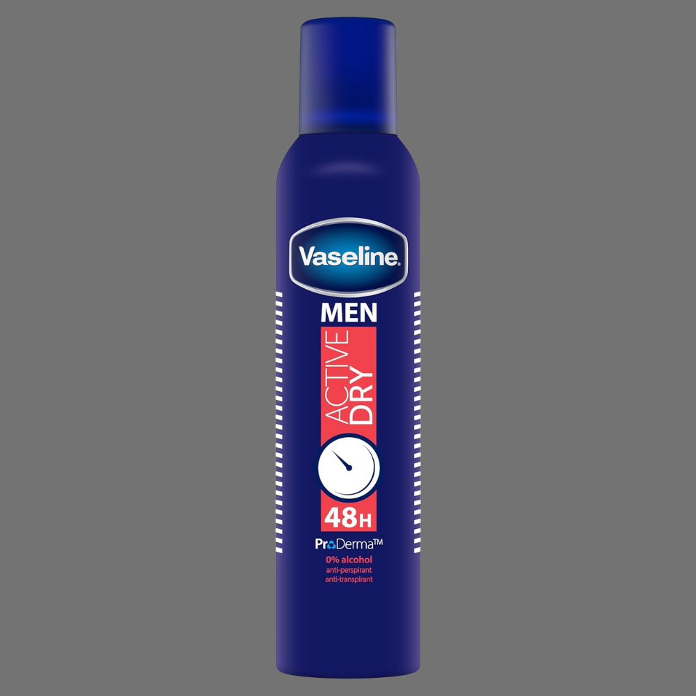 Vaseline Men Active Dry Antiperspirant Deodorant 250ml