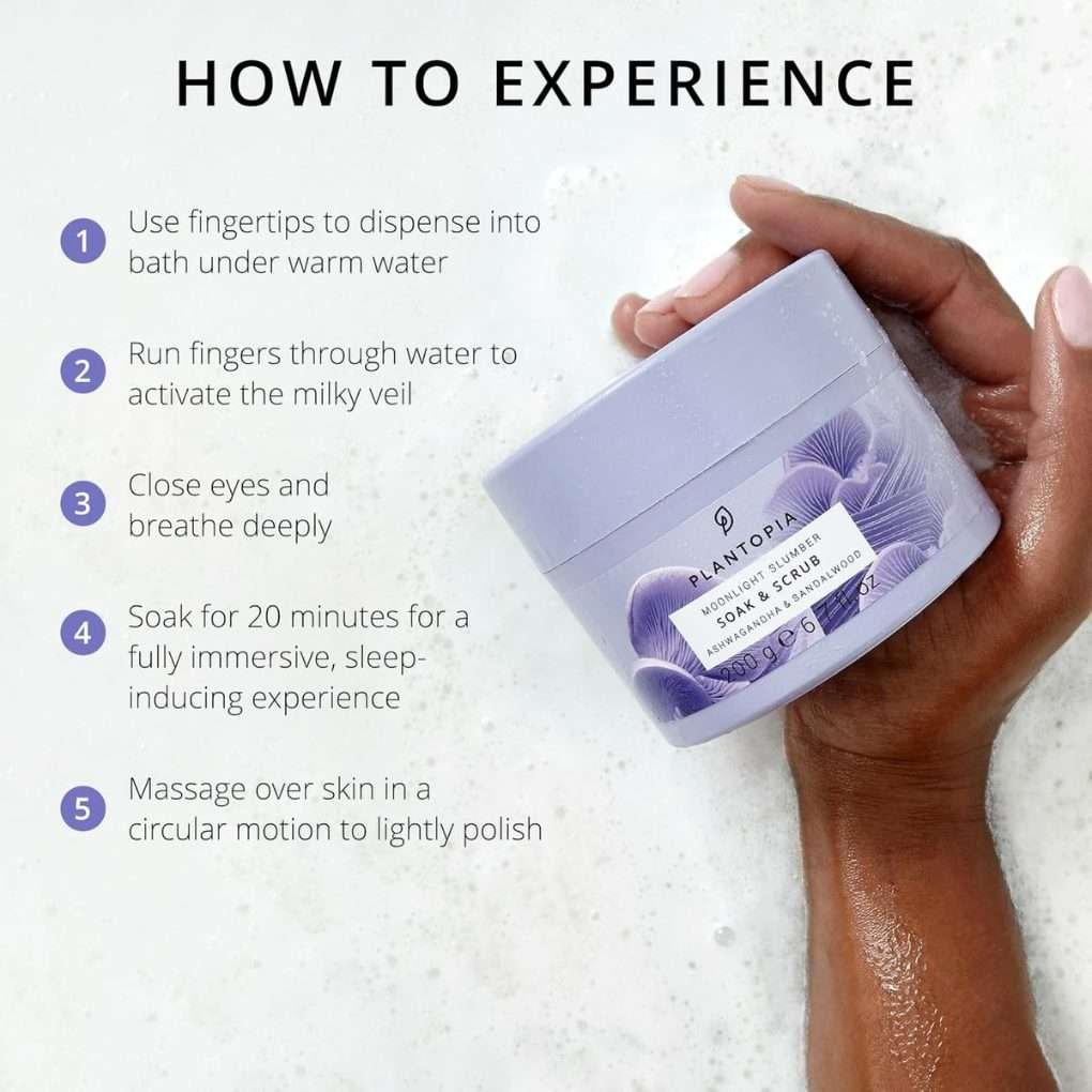 Plantopia Moonlight Slumber Soak & Scrub 200g