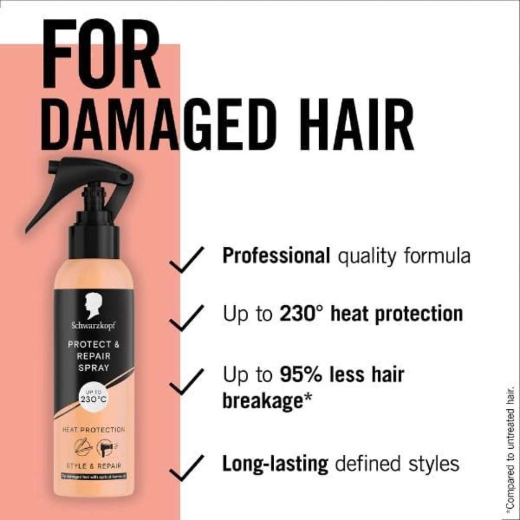 Schwarzkopf Protect & Repair Heat Protection Spray 150ml