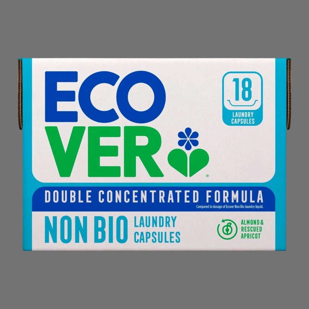 Ecover Almond & Apricot Non-Bio Laundry Capsules 18 Washes