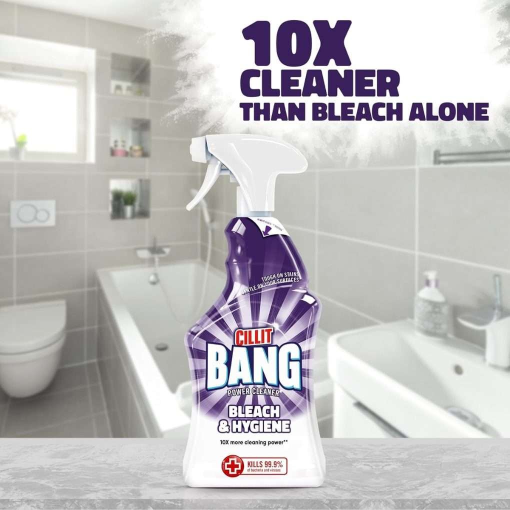 Cillit Bang Bleach & Hygiene Power Cleaner Spray 750ml Cillit Bang Bleach & Hygiene Power Cleaner Spray 750ml