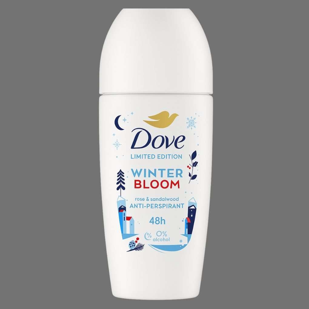 Dove Winter Bloom Rose & Sandalwood Anti-Perspirant Roll-On 50ml Dove Winter Bloom Rose & Sandalwood Anti-Perspirant Roll-On 50ml