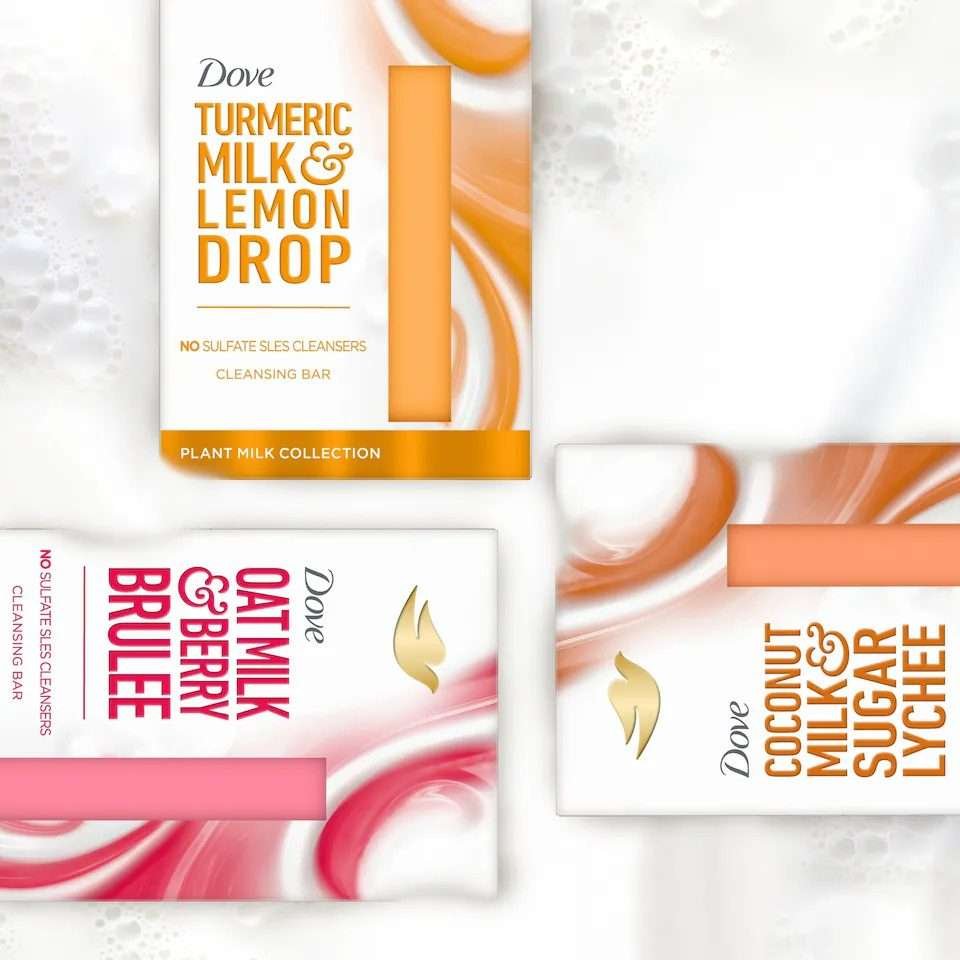 Dove Coconut Milk & Sugar Lychee Beauty Cream Bar Soap 141g Dove Coconut Milk & Sugar Lychee Beauty Cream Bar Soap 141g