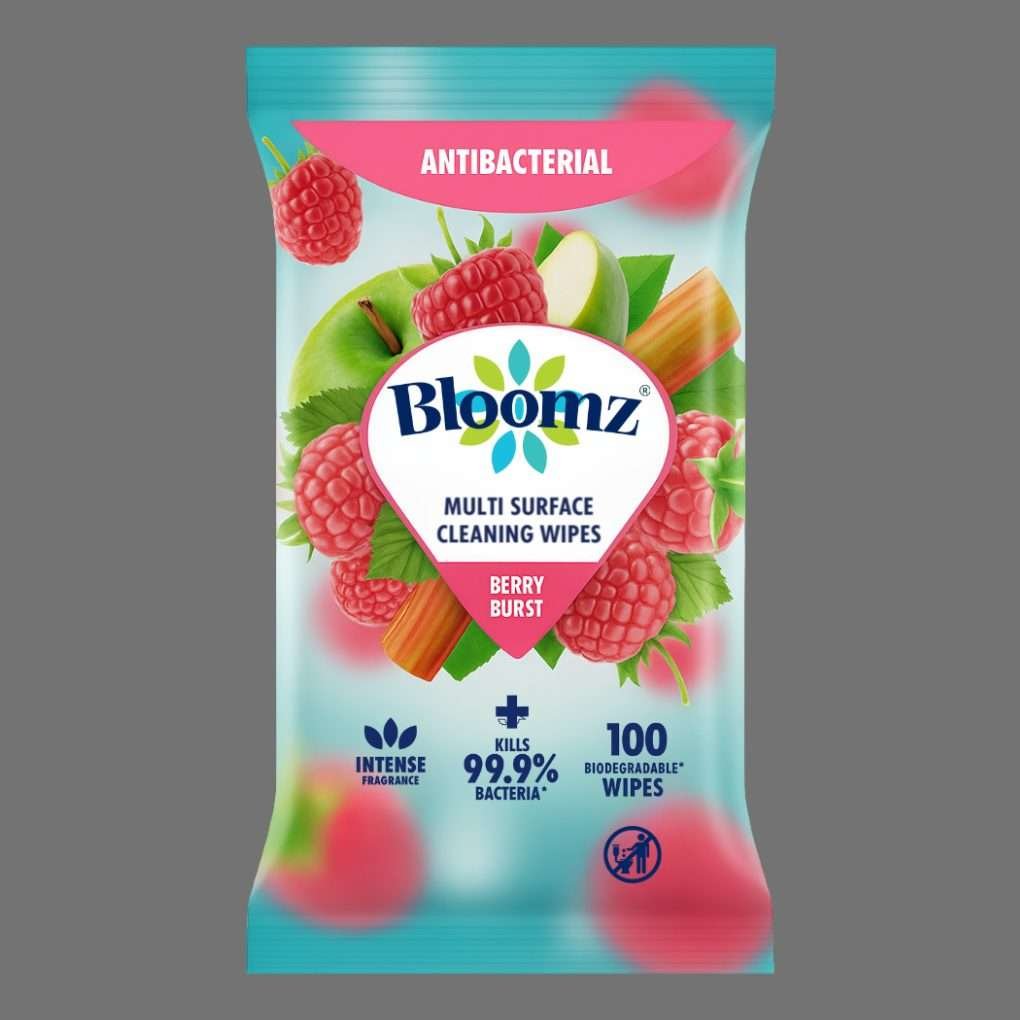 Bloomz Berry Burst Multi-Purpose Cleaning Wipes 100 Pack Bloomz Berry Burst Multi-Purpose Cleaning Wipes 100 Pack