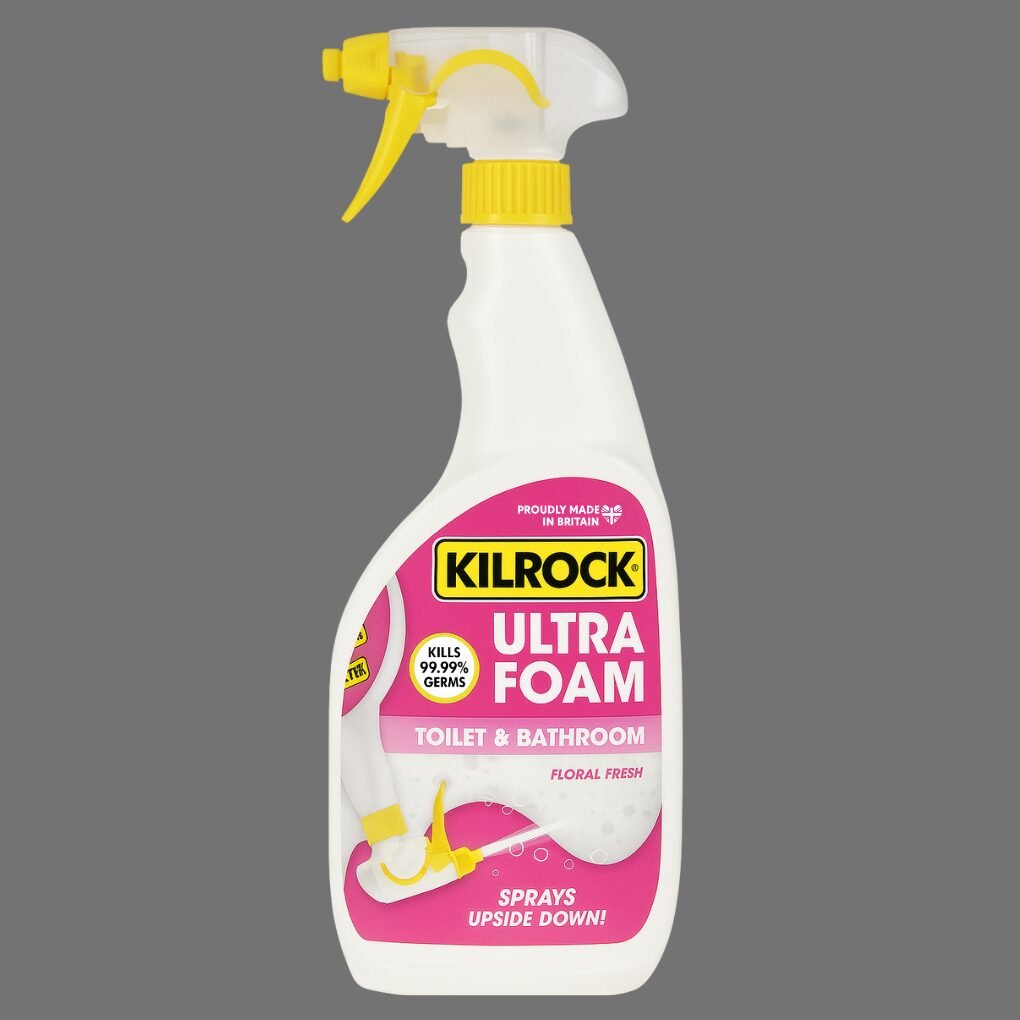 Kilrock Floral Fresh Ultra Toilet & Bathroom Foam 750ml